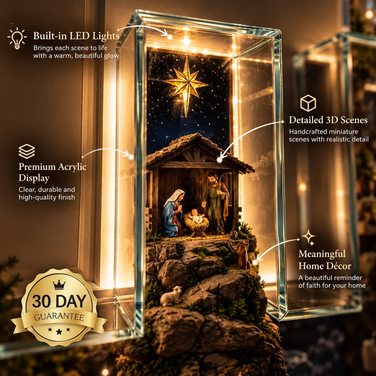 EternaCross™ Illuminated Wall Decor